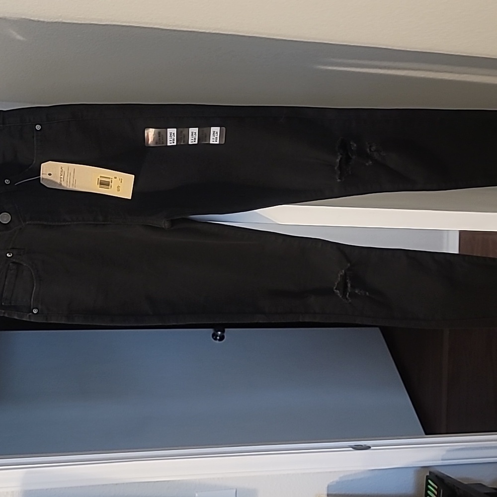 Blk Levi 721 high rise Skinny jeans size 6 long